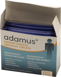 Vrecková toaleta pre mužov - Adamus - 1ks