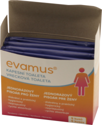 Vrecková toaleta pre ženy - Evamus - 5ks