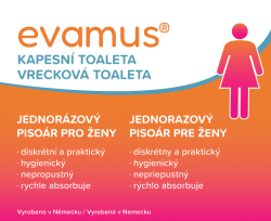 Vrecková toaleta pre ženy - Evamus - 1ks