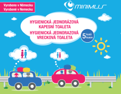 Vrecková toaleta pre deti - Minimus - 5ks