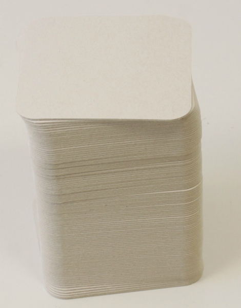 Karty kartónové biele štvorcové 93x93mm, 100ks